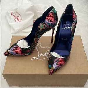 Christian Louboutin Hot Chick 100 | Patent Starlight